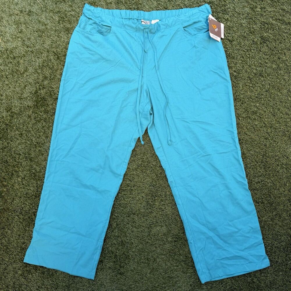 Grey’s Anatomy Barco Scrub Pants Teal 3XL Drawstring 5 Pockets Medical Nurse NWT